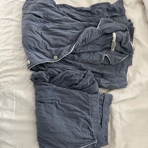 Soma Blue Loungewear with White Accents